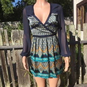 BCBGeneration Layered Satin Dress